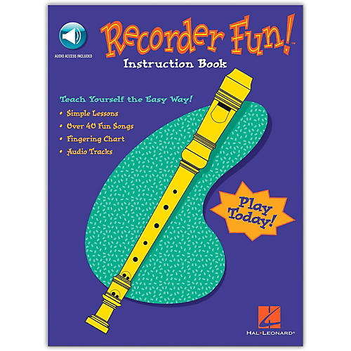 Hal Leonard Recorder Fun - Teach Yourself The Easy Way (Book/Audio Online)