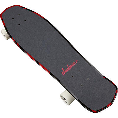 Jackson Red & Black Swirl Skateboard