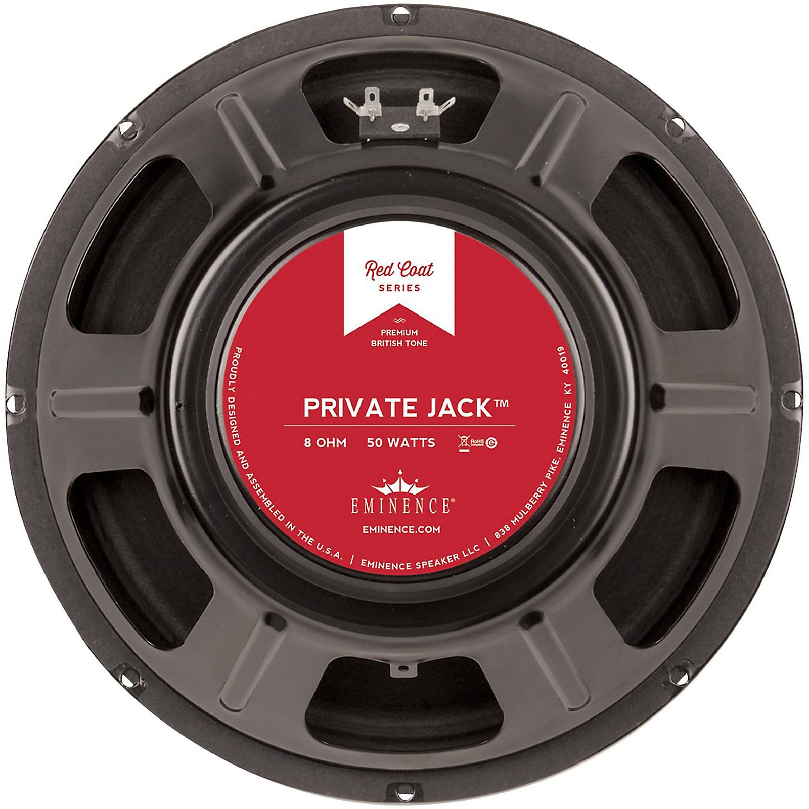 Eminence Red Coat Private Jack 12" 50W Guitar Speaker Musician's Friend
