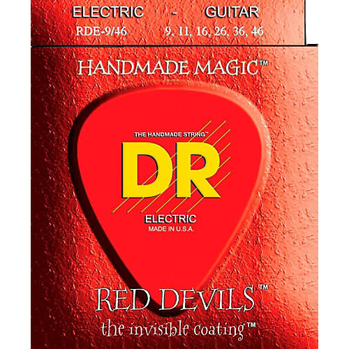 Red Devil Coated Lite-Heavy Electric Guitar Strings