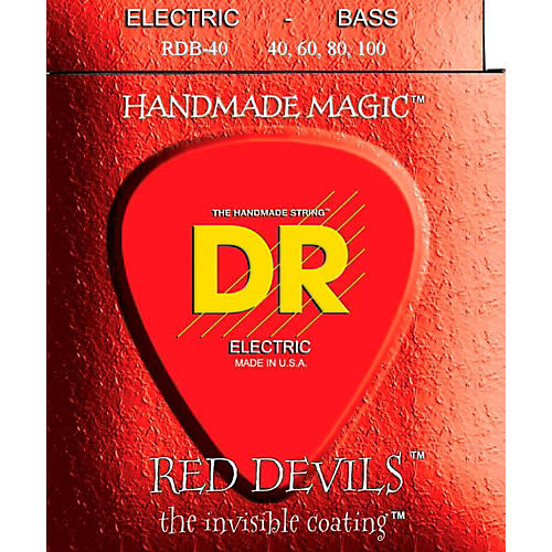 Red Devils Coated 4 String Bass Light (40-100)