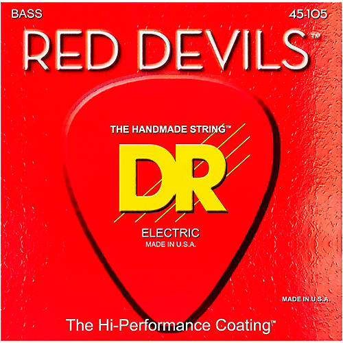 DR Strings Red Devils Medium 4-String Bass Strings