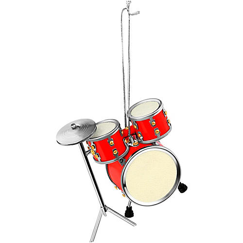 Broadway Gifts Red Drum Set Ornament 3