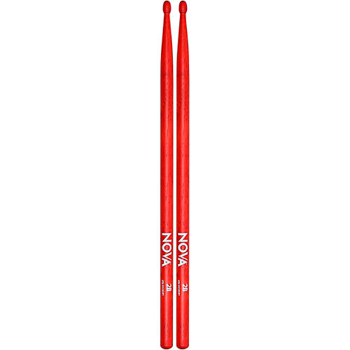 Nova Red Drum Sticks 2B