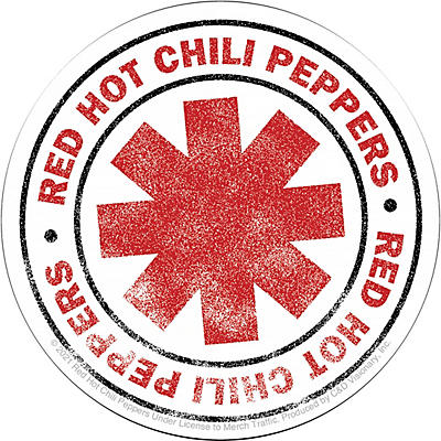 C&D Visionary Red Hot Chili Peppers Faded Logo Sticker