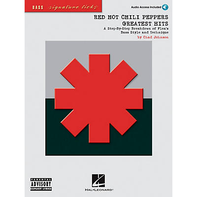 Hal Leonard Red Hot Chili Peppers Greatest Hits Bass Guitar Signature Licks Book with CD