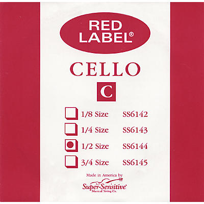 Super Sensitive Red Label Cello C String