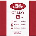 Super Sensitive Red Label Cello D String 1/4