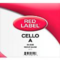 Super Sensitive Red Label Series Cello A String 1/2 Size, Medium3/4 Size, Medium