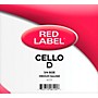 Super Sensitive Red Label Series Cello D String 3/4 Size, Medium