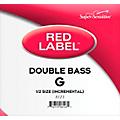 Super Sensitive Red Label Series Double Bass G String 3/4 Size, Medium1/2 Size, Medium