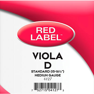 Super Sensitive Red Label Series Viola D String