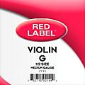 Super Sensitive Red Label Series Violin G String 4/4 Size, Medium1/2 Size, Medium