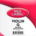 Super Sensitive Red Label Series Violin G String 1/2 Size, Medium3/4 Size, Medium