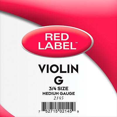 Super Sensitive Red Label Series Violin G String