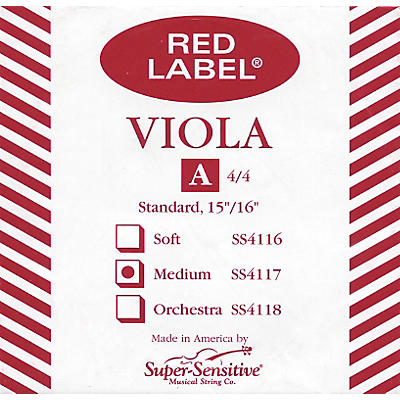 Super Sensitive Red Label Viola A String