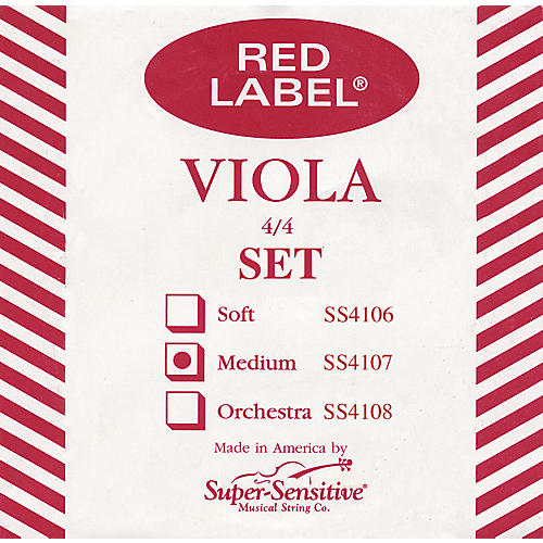 Red Label Viola String Set