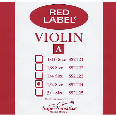 Super Sensitive Red Label Violin A String