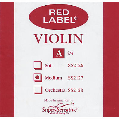 Super Sensitive Red Label Violin A String