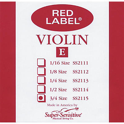 Super Sensitive Red Label Violin E String