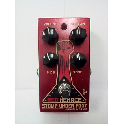 Stomp Under Foot Red Menace Effect Pedal