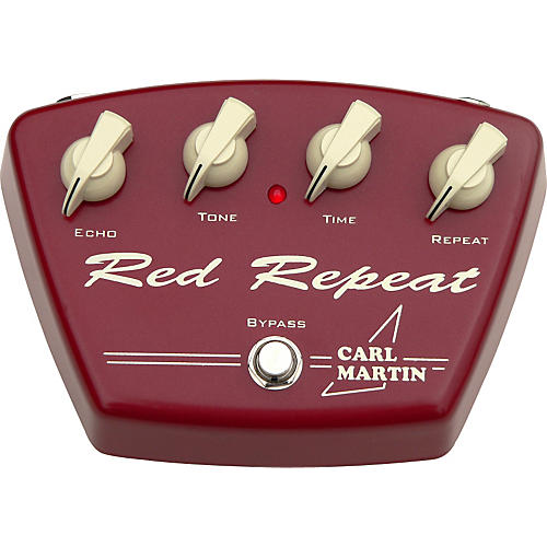 Red Repeat Guitar Effects Pedal