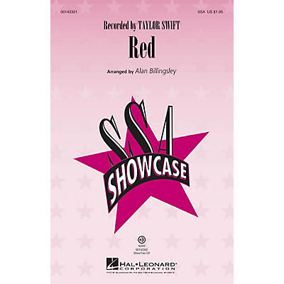 Hal Leonard Red SSA by Taylor Swift arranged by Alan Billingsley