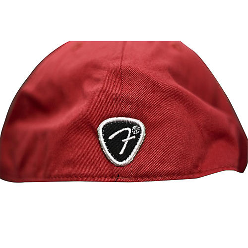 Red Script Logo Stretch Cap