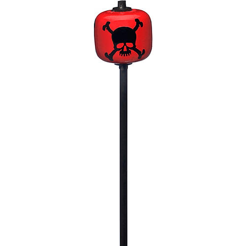 Danmar Percussion Red Skull Wood Ball Bass Drum Beater