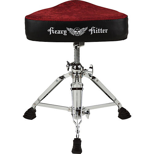Red Velvet Motorcycle Drum Throne