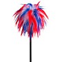 Danmar Percussion Red, White & Blue Furry Bass Drum Beater