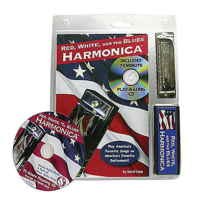 Music Sales Red, White, and the Blues Harmonica Music Sales America Series Softcover with CD Written by David Harp
