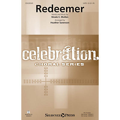 Shawnee Press Redeemer Studiotrax CD by Nicole C. Mullen Arranged by Heather Sorenson