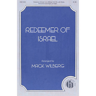 Hinshaw Music Redeemer of Israel SATB arranged by Mack Wilberg
