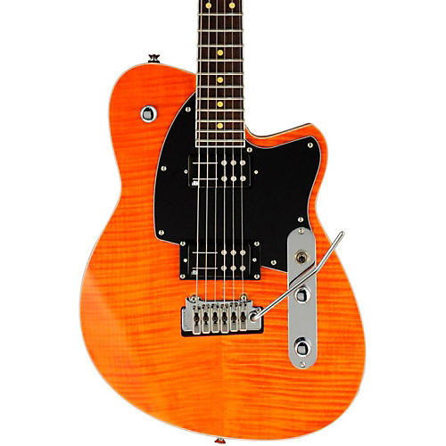 Reverend Reeves Gabrels Signature Electric Guitar Satin Orange Flame maple