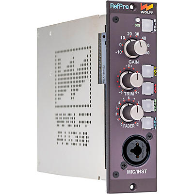 Wolff Audio RefPre 500 Series Microphone & Instrument Preamp