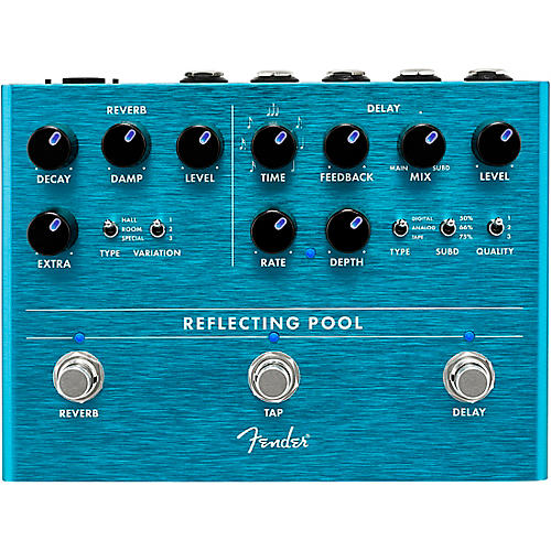 Fender Reflecting Pool Delay & Reverb Effects Pedal Condition 1 - Mint