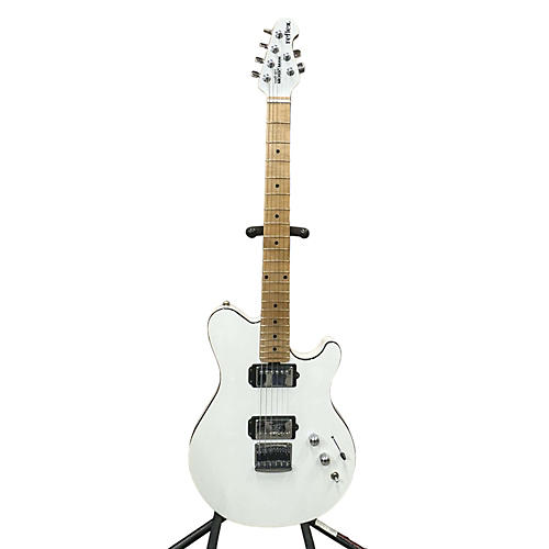 Ernie Ball Music Man Reflex Solid Body Electric Guitar Alpine White