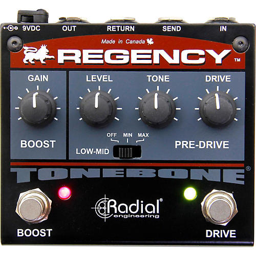 Regency Pre-Drive and Booster Guitar Effects Pedal
