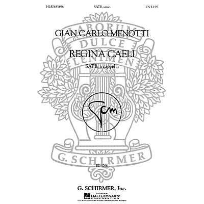 G. Schirmer Regina Caeli (SSAATTBB a cappella) SSAATTBB A Cappella composed by Gian-Carlo Menotti
