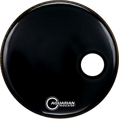 Aquarian Regulator Black Resonant Kick Drum Head