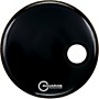 Aquarian Regulator Black Resonant Kick Drum Head Black 24 in.