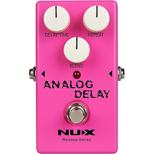 NUX Reissue Series Analog Delay With BBD Chipset Effects Pedal Pink