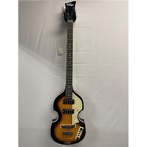 Vintage Reissued Violin Bass Electric Bass Guitar Antique Burst