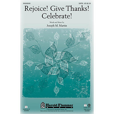 Shawnee Press Rejoice! Give Thanks! Celebrate! Studiotrax CD Composed by Joseph M. Martin