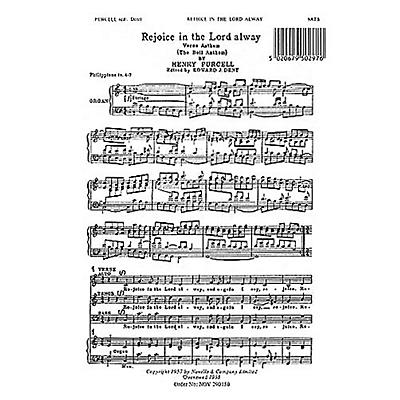 Novello Rejoice in the Lord Alway (The Bell Anthem) SATB Composed by Henry Purcell