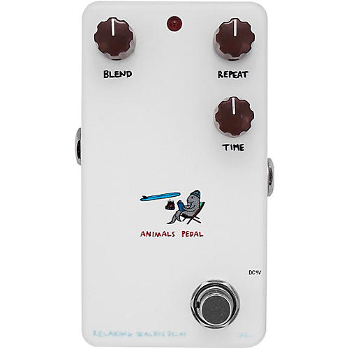 Animals Pedal Relaxing Walrus Delay V2 Effects Pedal Condition 1 - Mint White