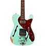 Fender Custom Shop Relic Twisted Telecaster Thinline Electric Guitar Surf Green