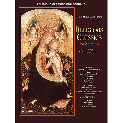 Religious Classics for Soprano Music Minus One Series Softcover with CD  by Various