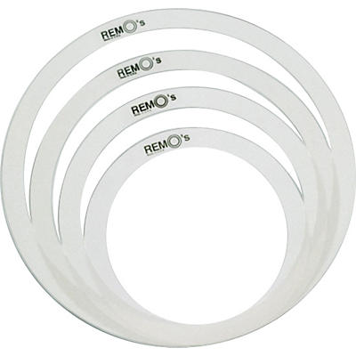 Remo RemOs Tone Control Rings Pack - 10", 12", Two 14"